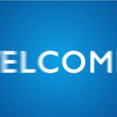 looping welcome video